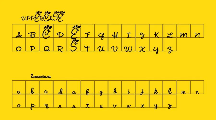 Chick Fil A Font Preview