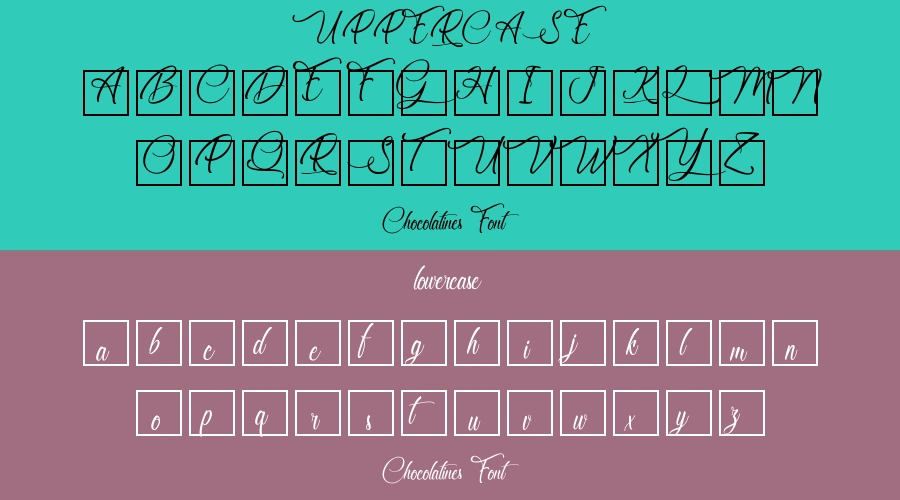 Chocolatines Font Preview