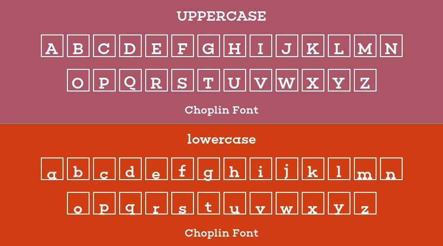 Choplin Font Preview
