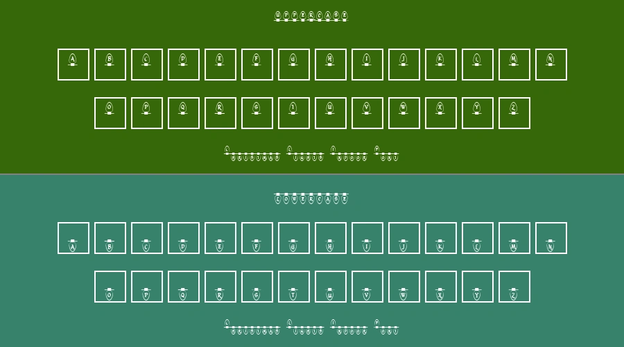 Christmas Lights Indoor Font Preview