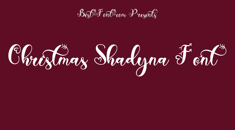 Christmas Shadyna Font