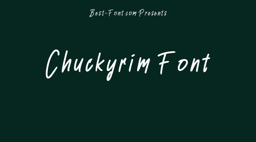 Chuckyrim Font