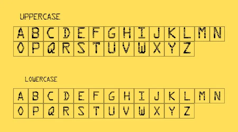 Circuit Font Preview