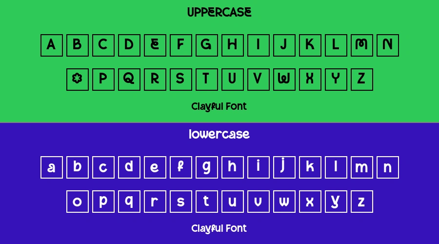 Clayful Font Preview