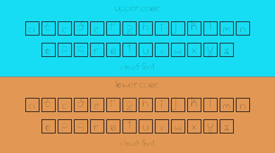 cloud Font Preview