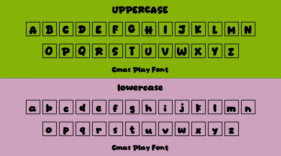 Cmas Play Font Preview