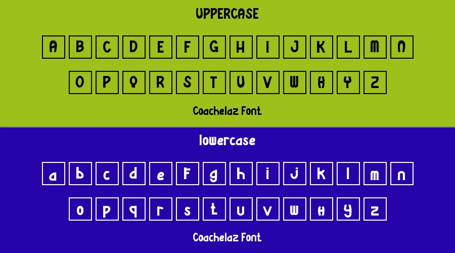 Coachelaz Font Preview
