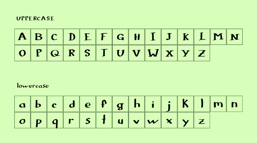 Colophon Dbz Font Preview
