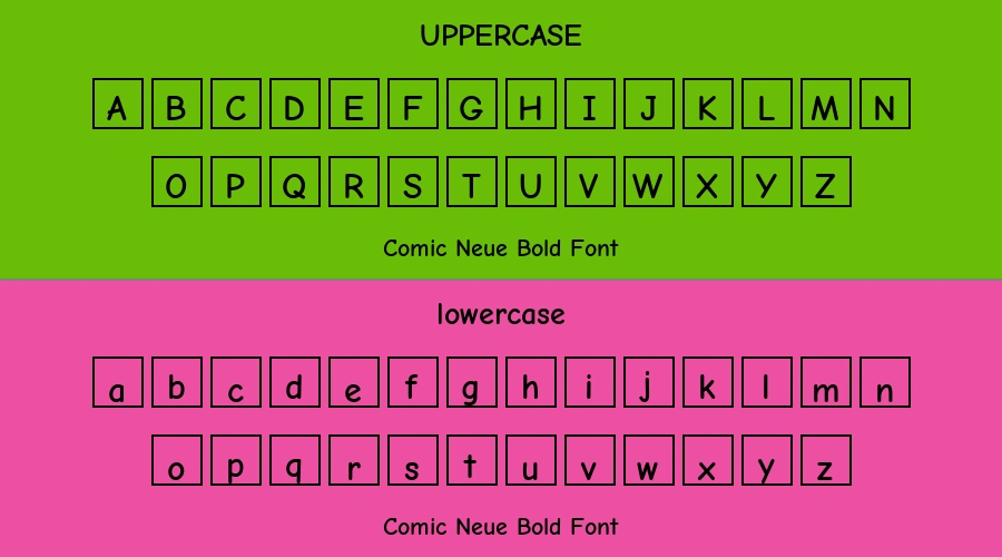 Comic Neue Bold Font Preview