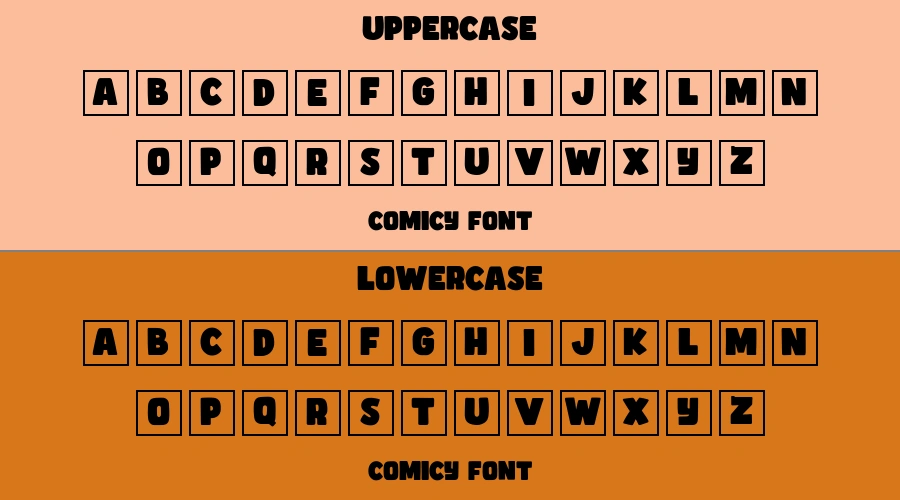 Comicy Font Preview