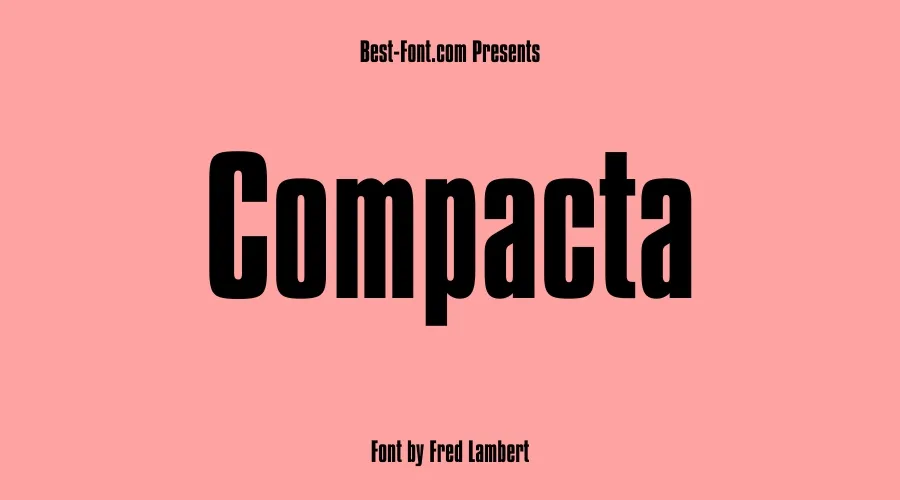 Compacta Font