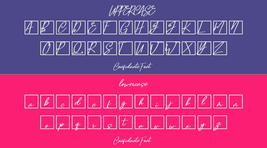 Confidante Font Preview