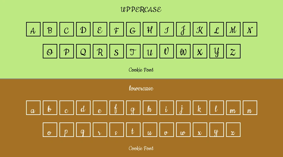 Cookie Font Preview