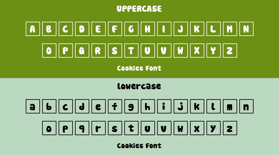 Cookies Font Preview