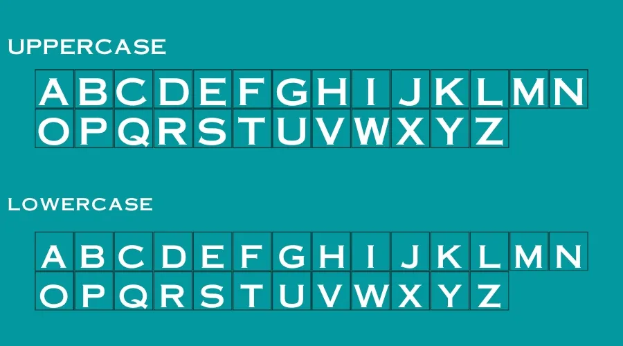 Copperplate Font Preview