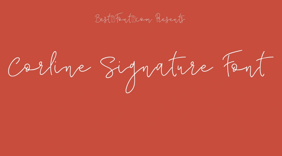 Corline Signature Font
