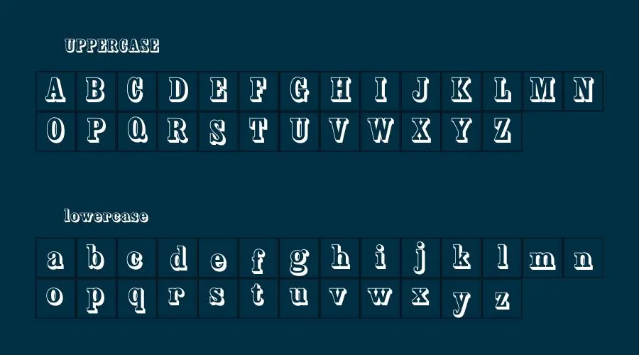 Country Western Open Font Preview
