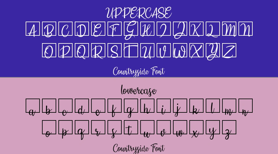 Countryside Font Preview