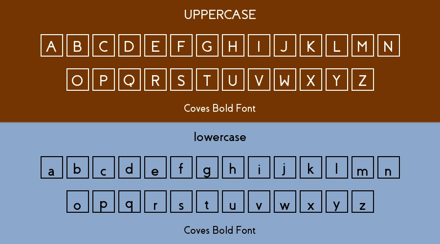 Coves Bold Font Preview