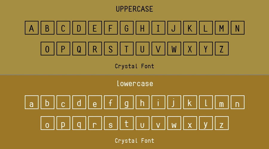 Crystal Font Preview