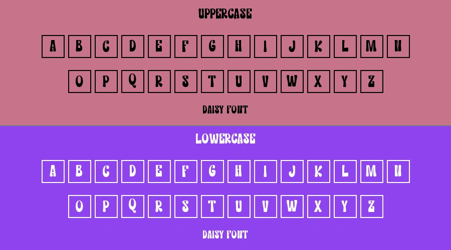 Daisy Font Preview