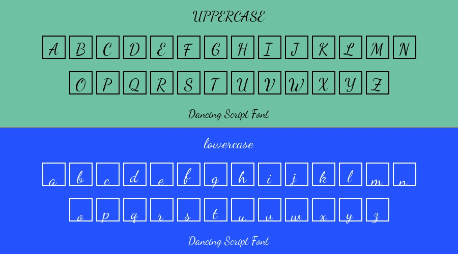 Dancing Script Font Preview