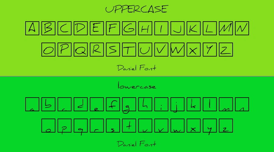 Daniel Font Preview