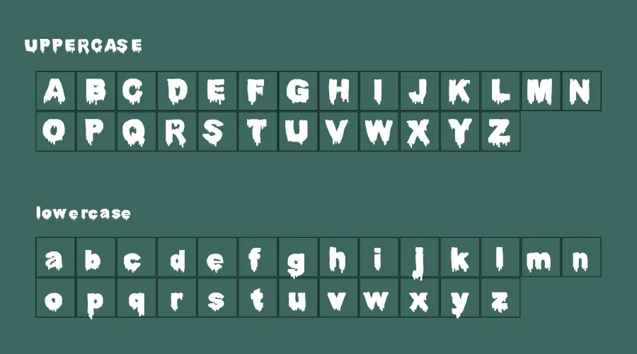 Darah by Thunderpanda Font Preview