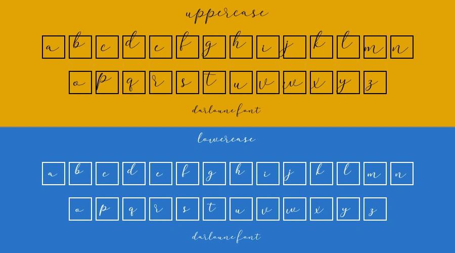 darloune Font Preview