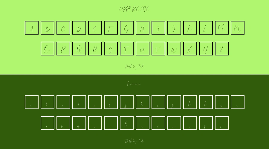 Dattebayo Font Preview