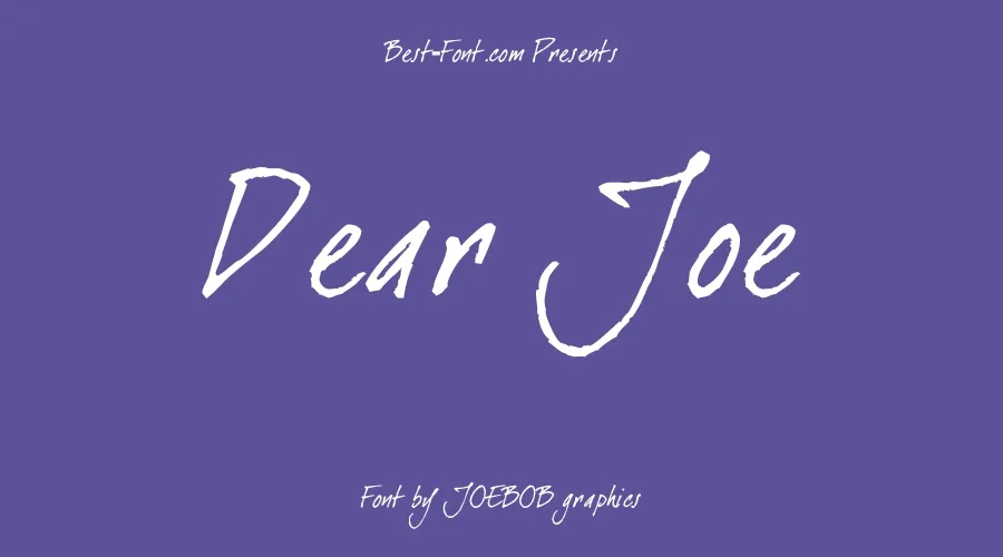 Dear Joe Font