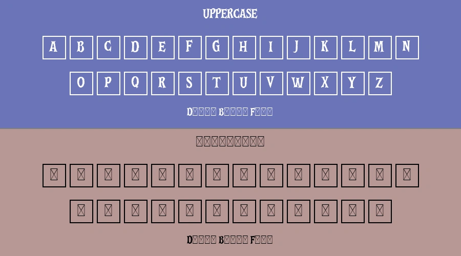 Death Bones Font Preview