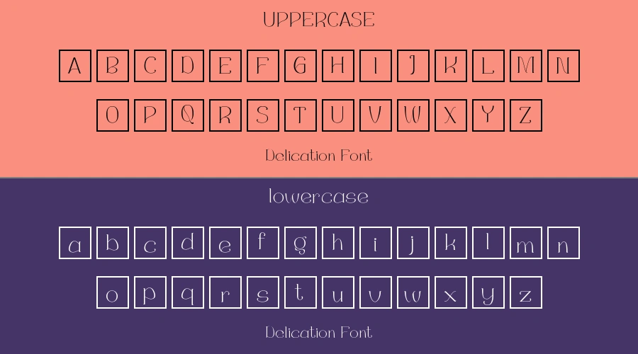 Delication Font Preview