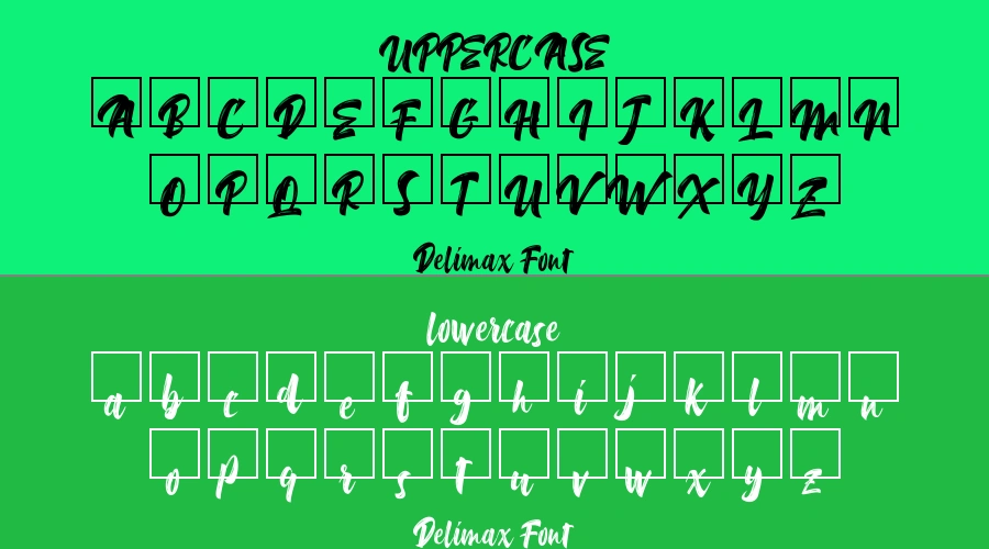 Delimax Font Preview