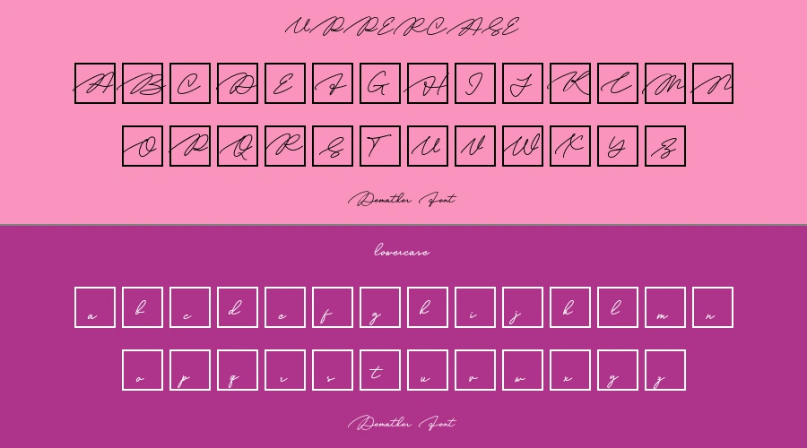 Demather Font Preview