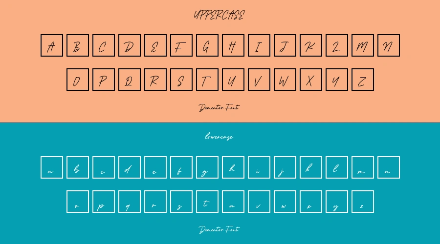 Dementor Font Preview