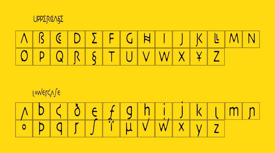 Desert Crypt Font Preview