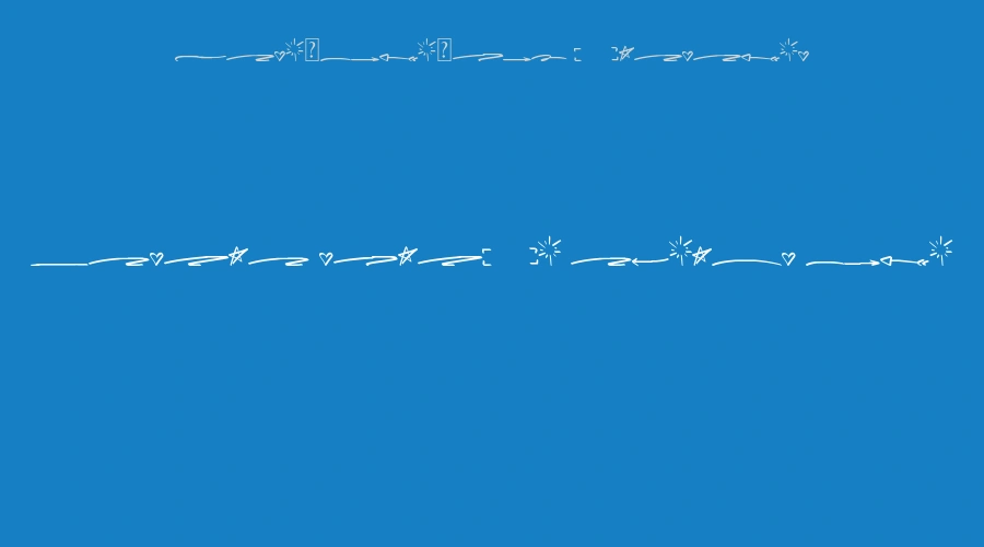 Desire Script Extras Font