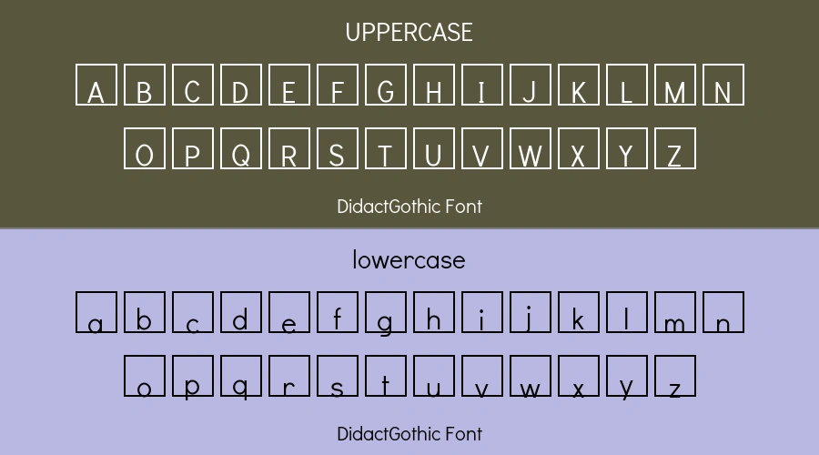 DidactGothic Font Preview