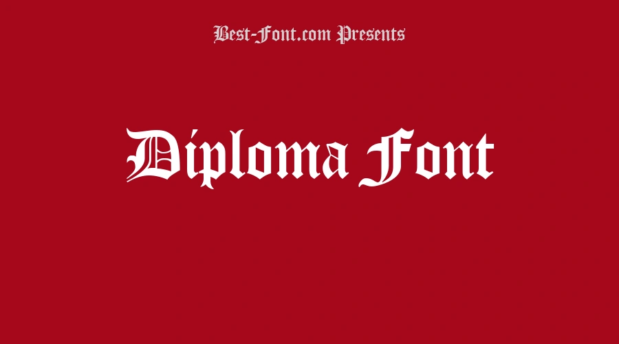 Diploma Font