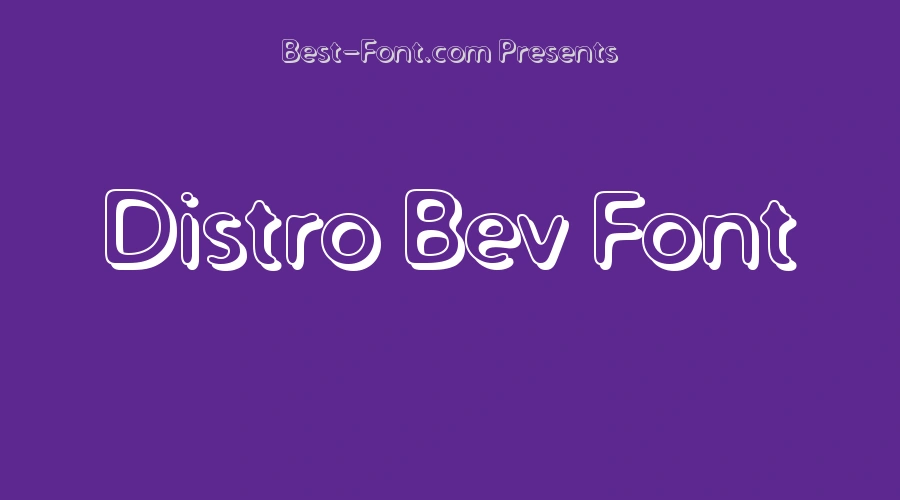 Distro Bev Font