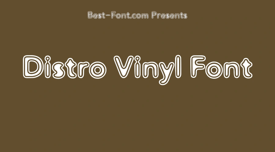 Distro Vinyl Font