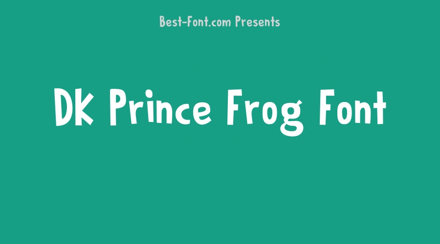 DK Prince Frog Font