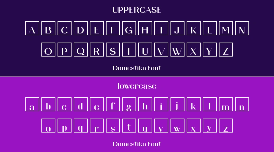 Domestika Font Preview
