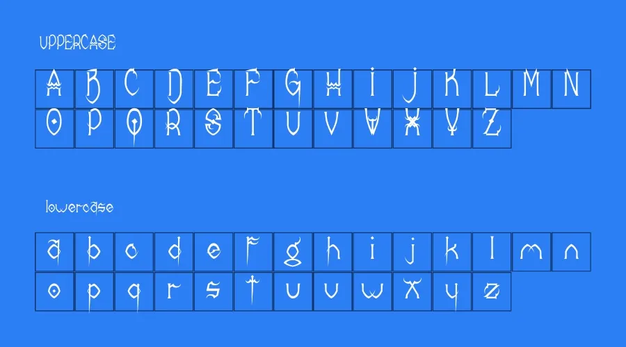 Donrees Claws Font Preview