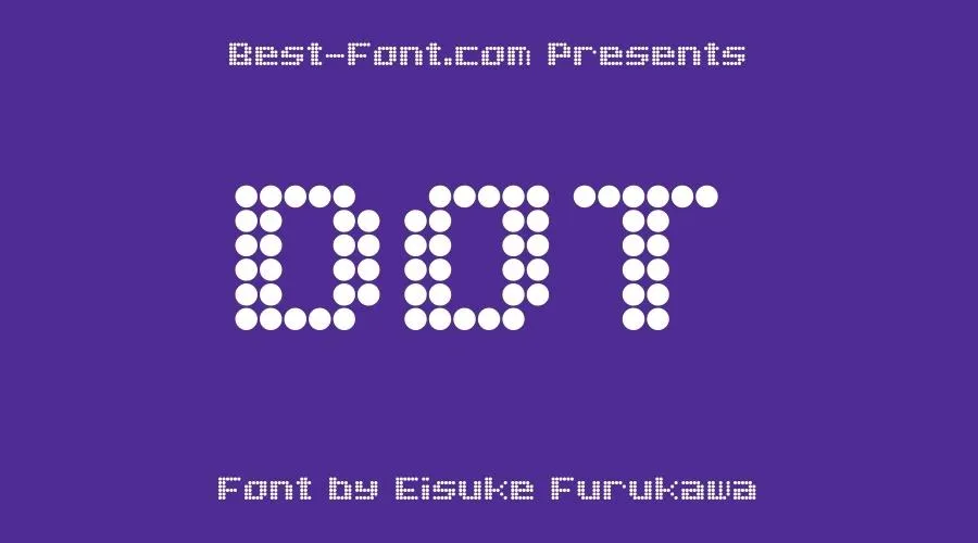 Dot Font