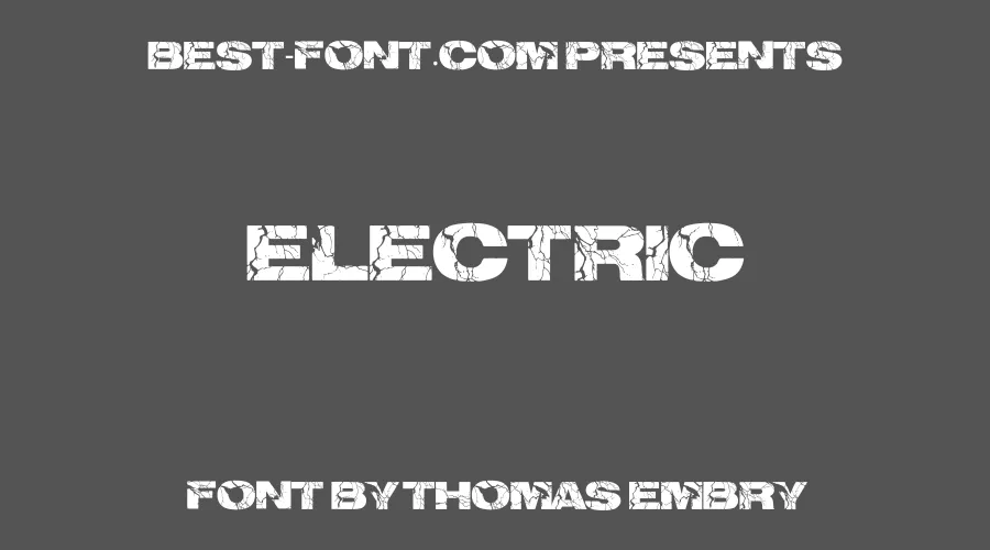 Electric Font