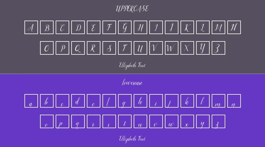 Ellizabeth Font Preview