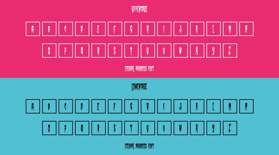 Eternal Darkness Font Preview