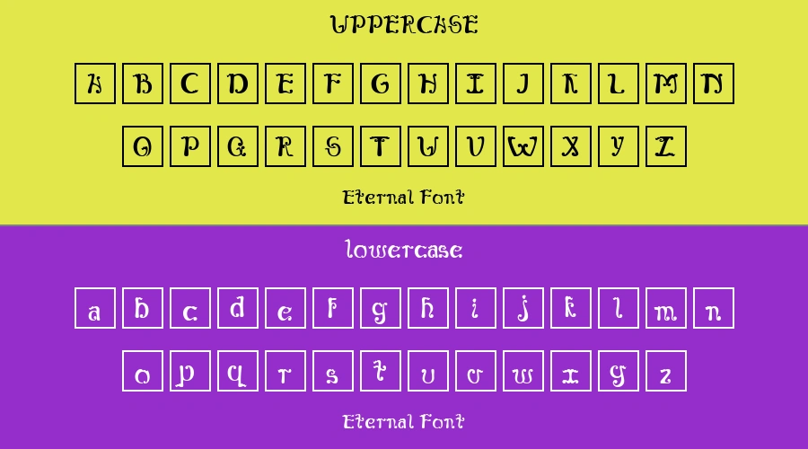 Eternal Font Preview